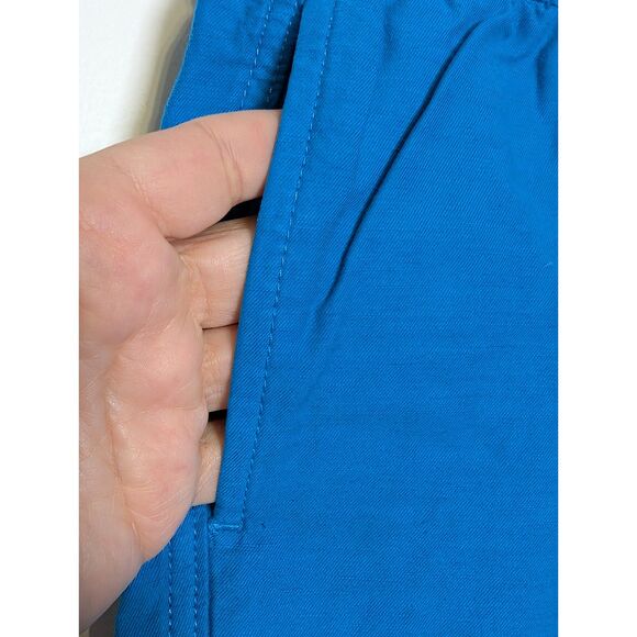 Everlane NWT Men's The Organic Cotton Linen Cargo Shorts Blue Size Small - Picture 8 of 9